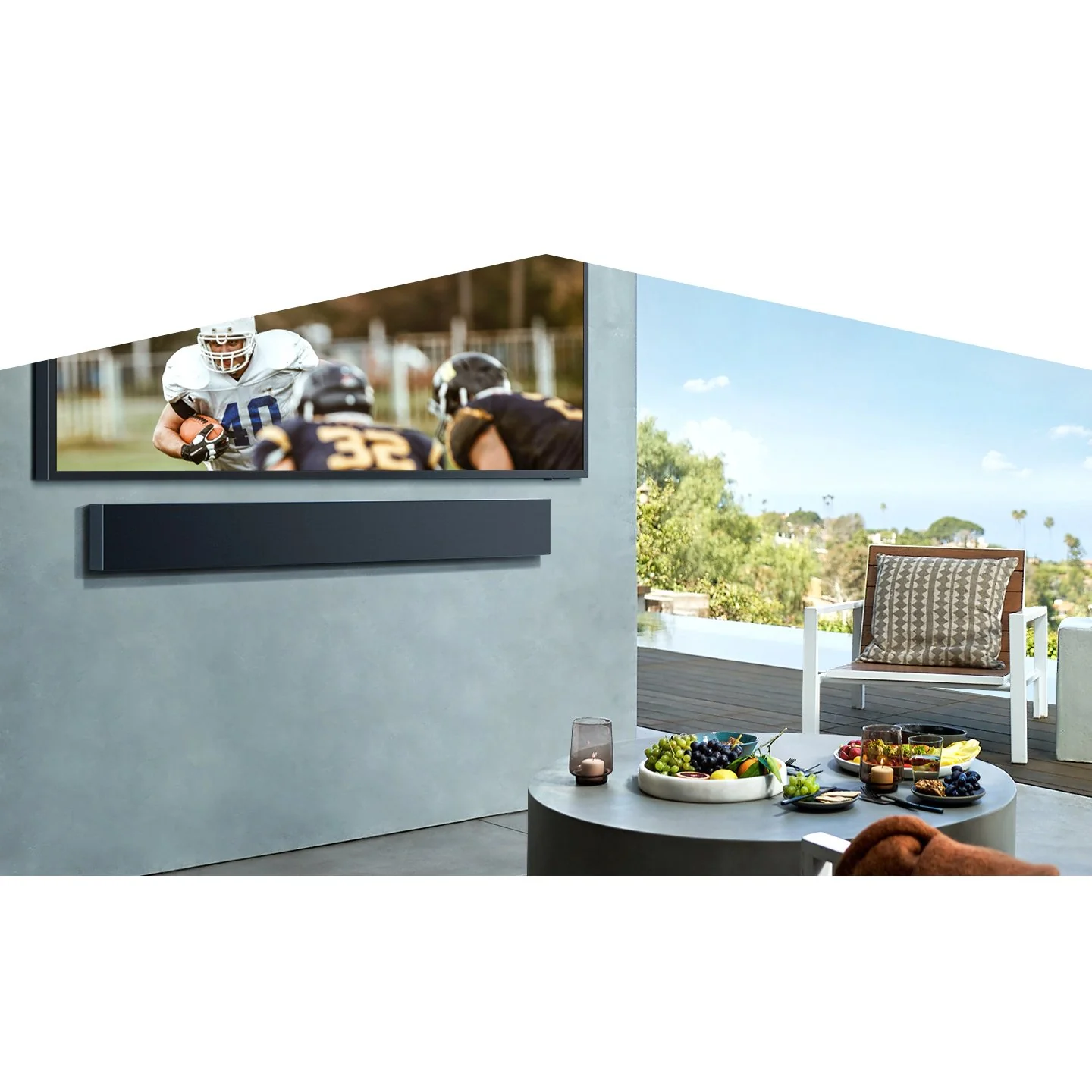 Samsung HW-LST70T 3.0ch The Terrace Soundbar Dolby 5.1 Outdoor Weather Resistant Bundle - Image 9