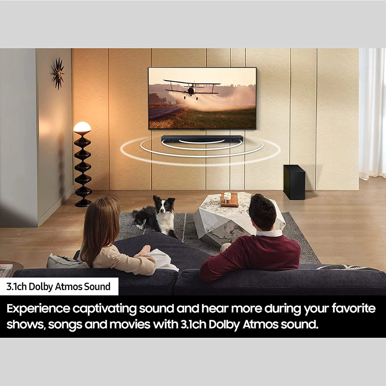 Samsung HW-Q60C 3.1ch Soundbar and Subwoofer with Dolby Atmos - Image 2