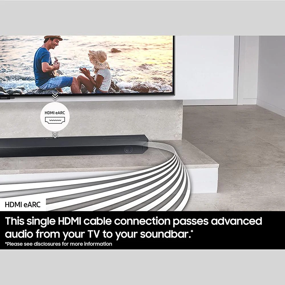Samsung HW-Q60C 3.1ch Soundbar and Subwoofer with Dolby Atmos - Open Box - Image 6