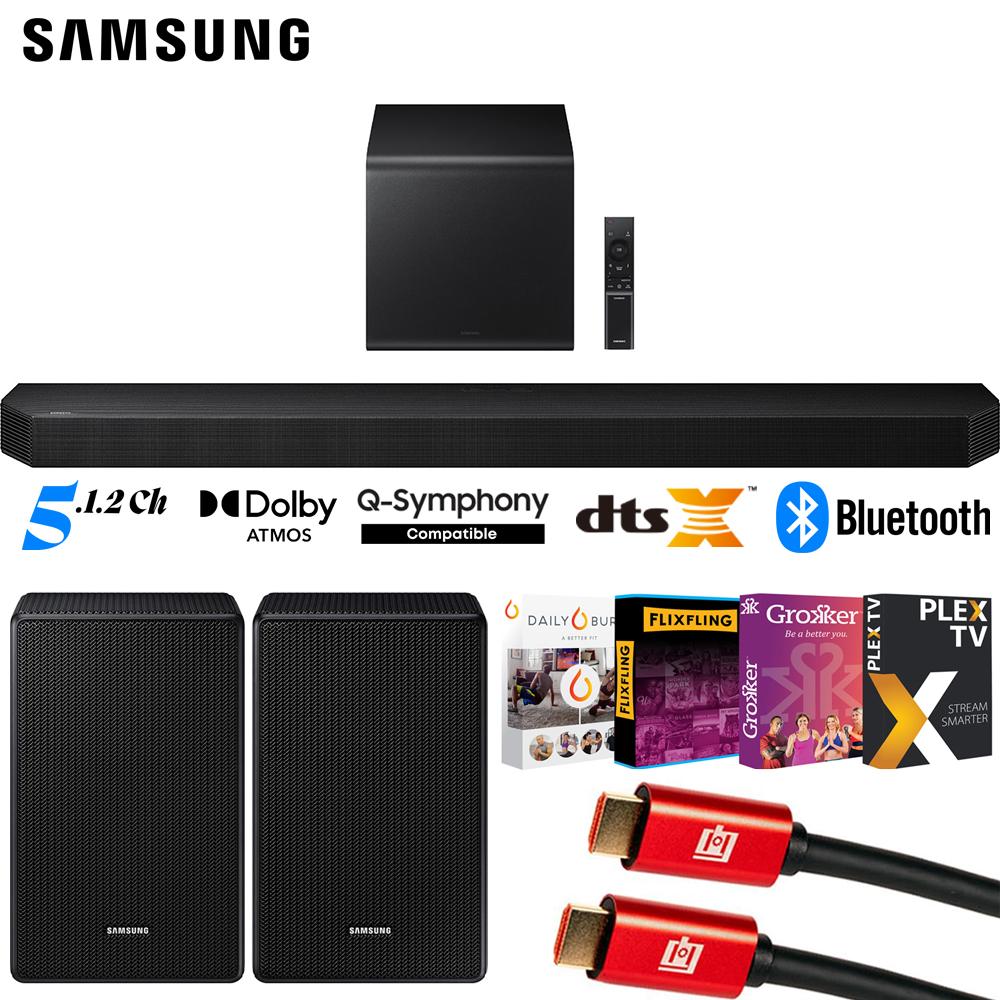 Samsung HW-Q800F 5.1.2ch Dolby ATMOS Soundbar System 2025 w/ Rear Speaker Bundle