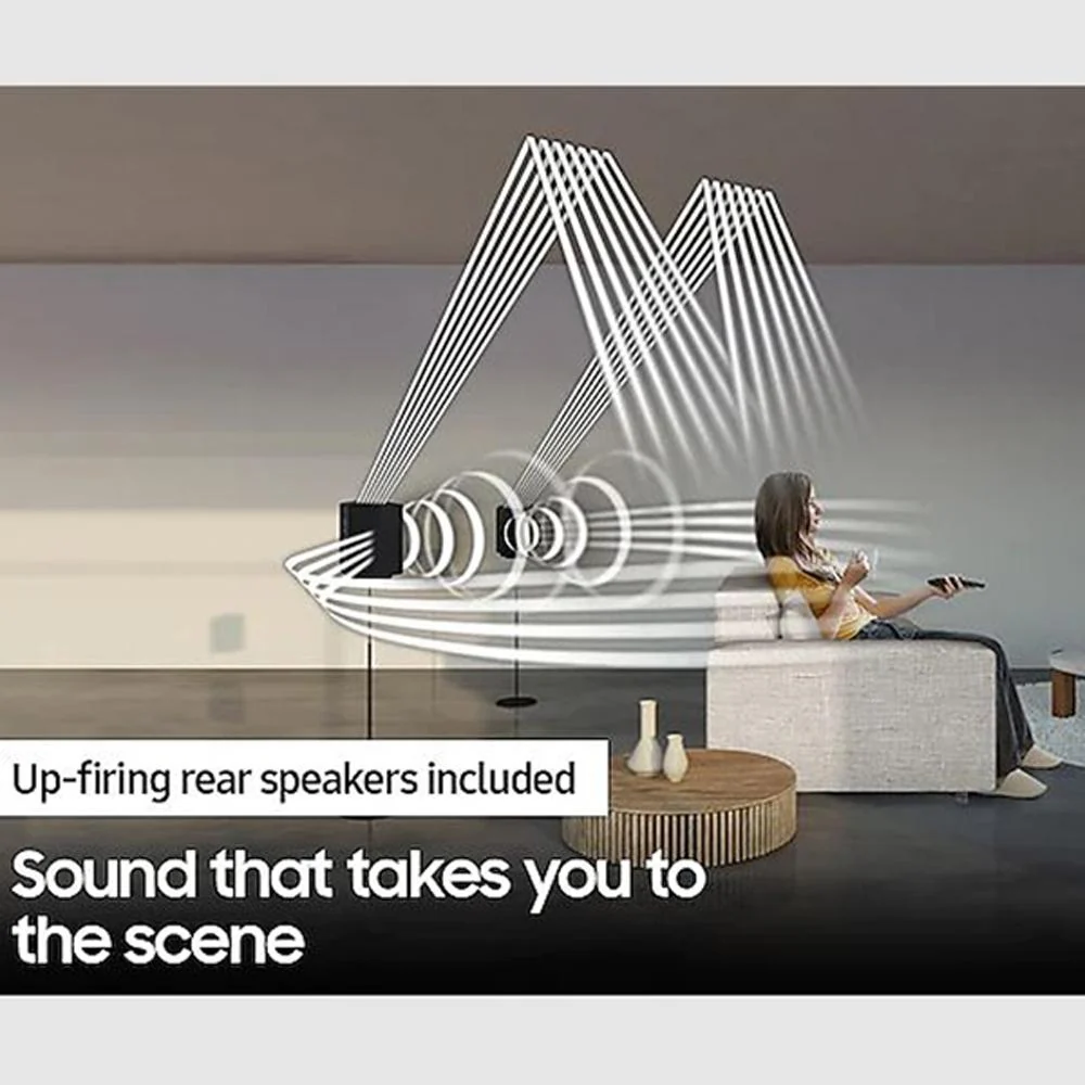 Samsung 11.1.4ch Soundbar w/ Wireless Dolby Atmos & Rear Speakers, 2022 Open Box - Image 9