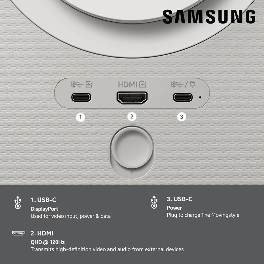 Samsung LSM7F 27" The Movingstyle Portable Touchscreen 2025 +26 Months Protection Bundle - Image 5