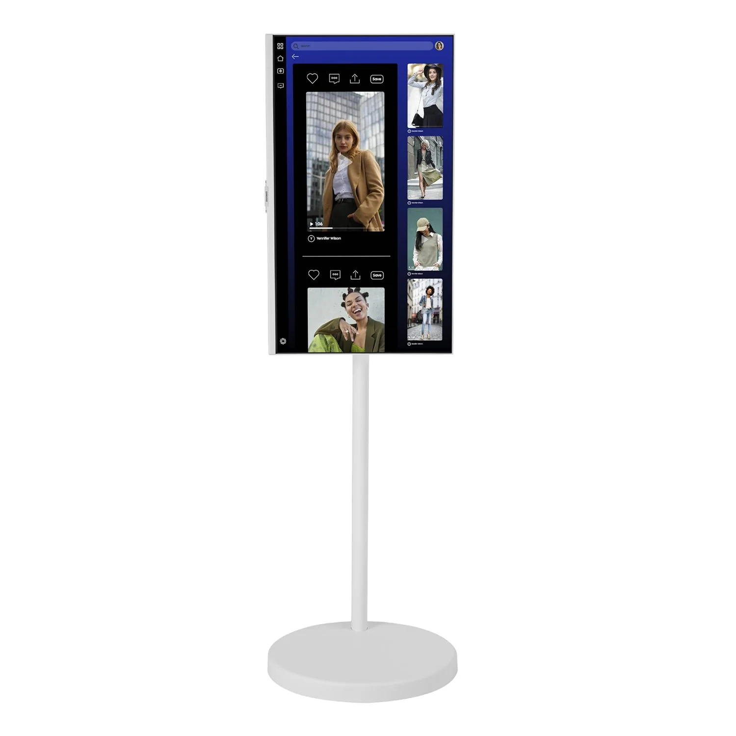 Samsung Movingstyle M7 - 32" 4K UHD Smart Monitor with Adjustable Rolling Stand - Image 10