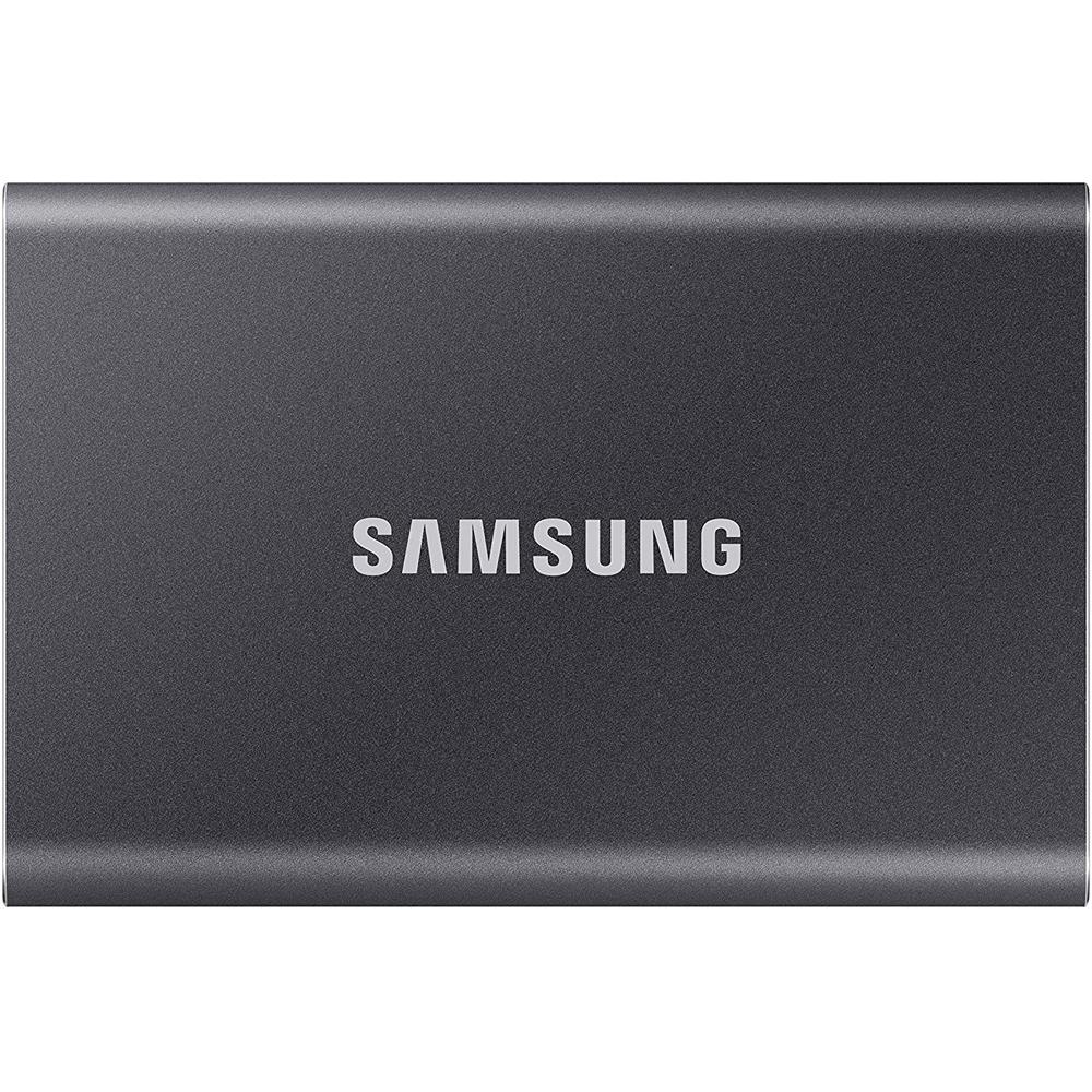 Samsung 2TB Portable SSD T7 USB 3.2; Gray; MU-PC2T0T/AM w/ Accessory Bundle - Image 4