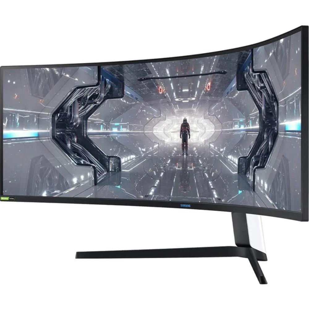 Samsung Odyssey 49" 1000R Curved Dual QHD 240Hz Gaming Monitor w/ Gaming Mouse Bundle - Image 4