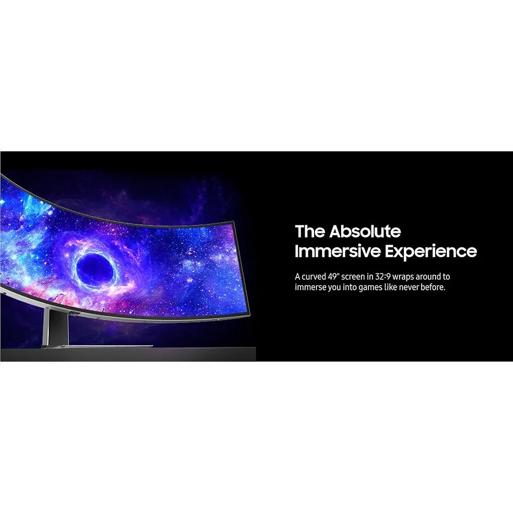 Samsung Odyssey 49 Inch 1000R Curved Dual QHD FreeSync Gaming Monitor Open Box - Image 12