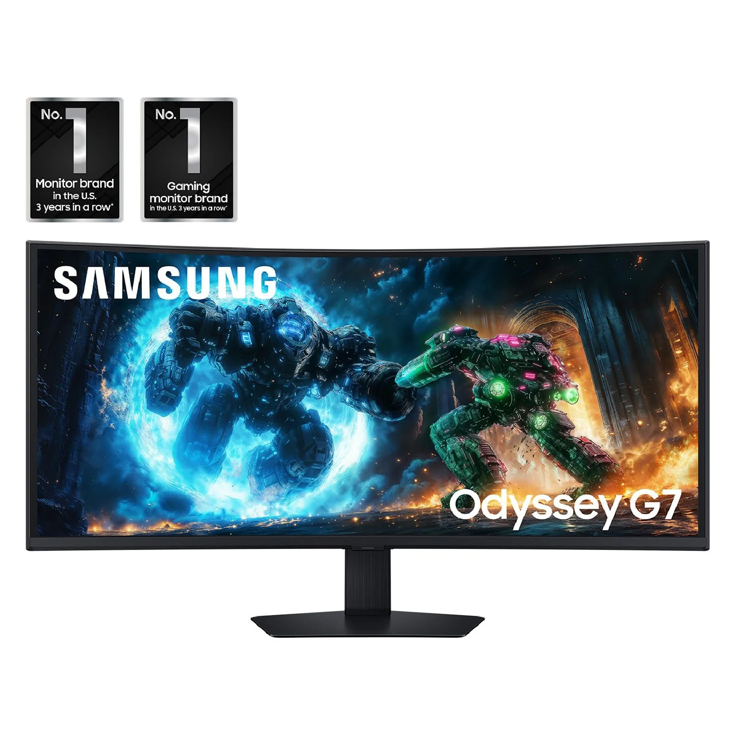 Samsung Odyssey G7 G75F 40" 4K HDR 180 Hz Curved Ultrawide Gaming Monitor - Image 2