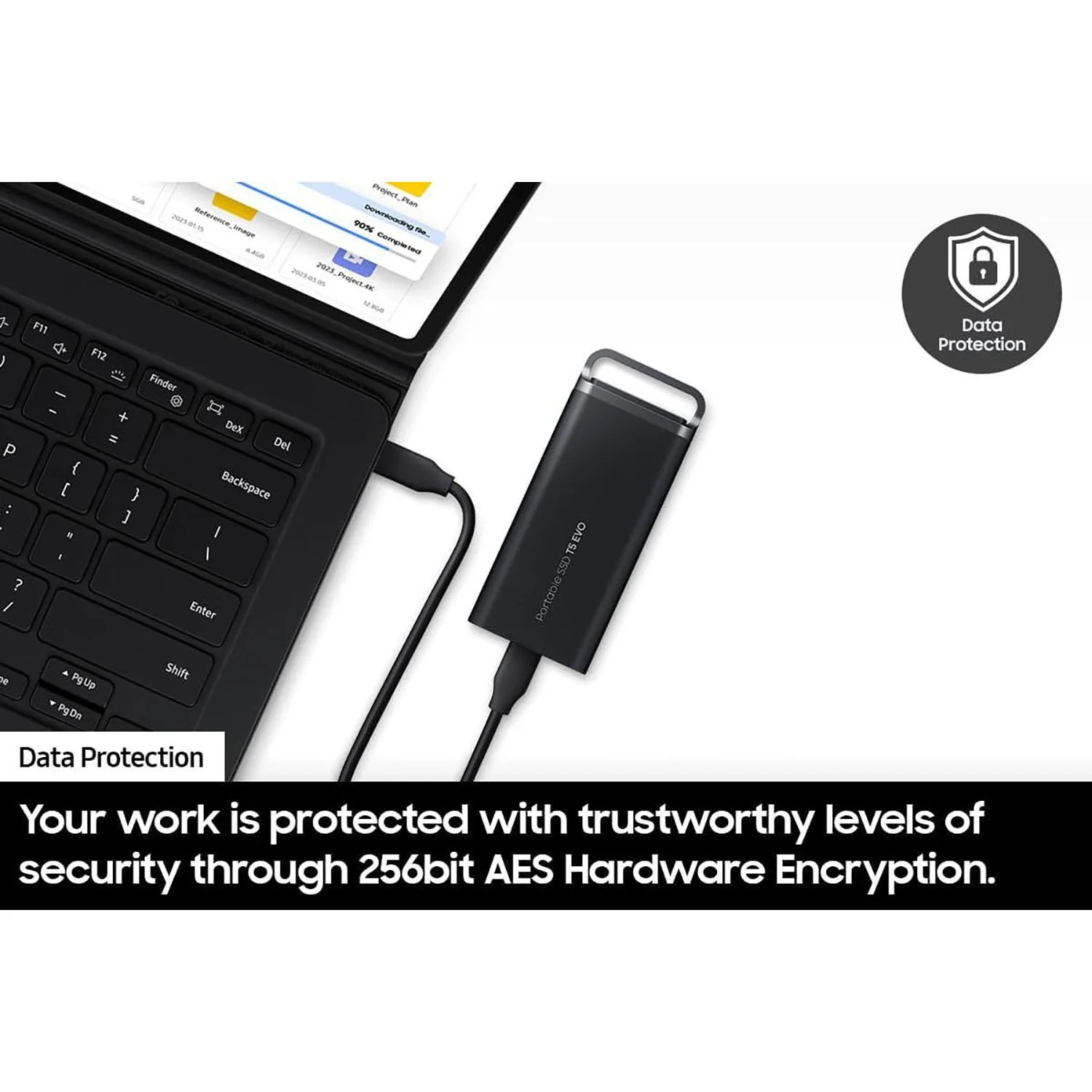 Samsung Portable SSD T5 EVO USB 3.2 4TB (Black) - (2-Pack) - Image 7