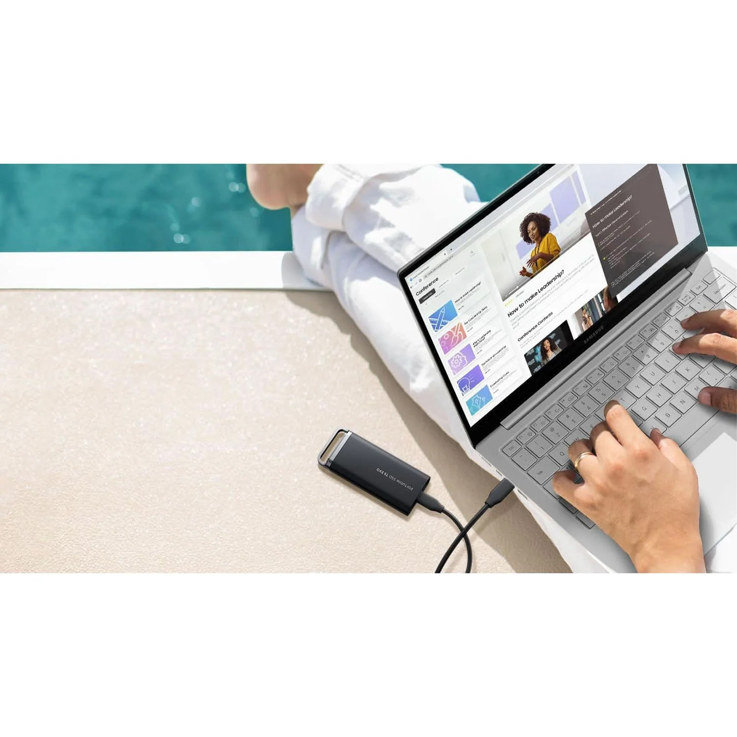Samsung Portable SSD T5 EVO USB 3.2 4TB (Black) - (2-Pack) - Image 9