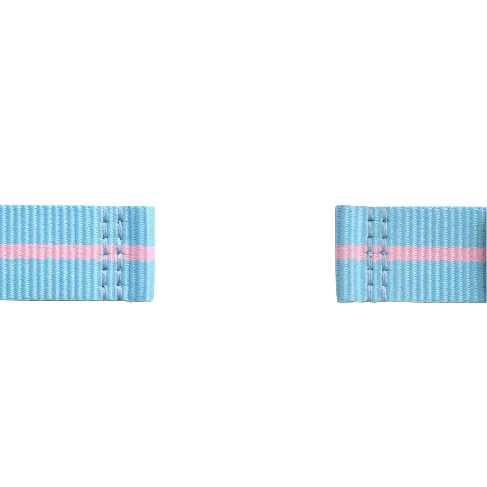 Samsung Premium Nato Strap for Gear Sport (20mm)- Light Blue w/ Pink - GPR600BREECAF - Image 6