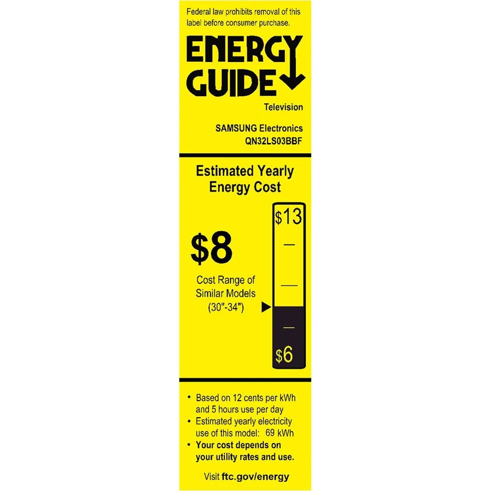 Samsung QN32LS03BB 32 inch The Frame QLED 4K UHD Quantum HDR Smart TV (2022) - Open Box - Image 5