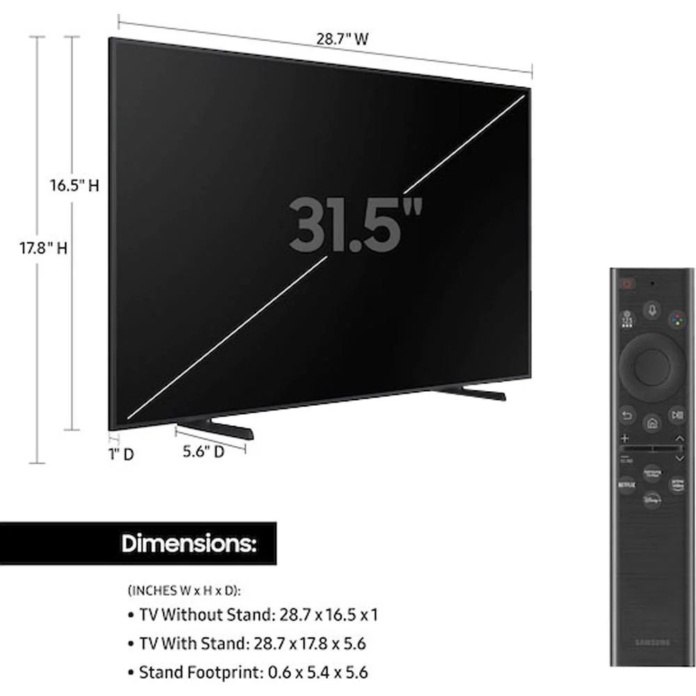 Samsung QN32LS03BB 32 inch The Frame QLED 4K UHD Quantum HDR Smart TV (2022) - Open Box - Image 6