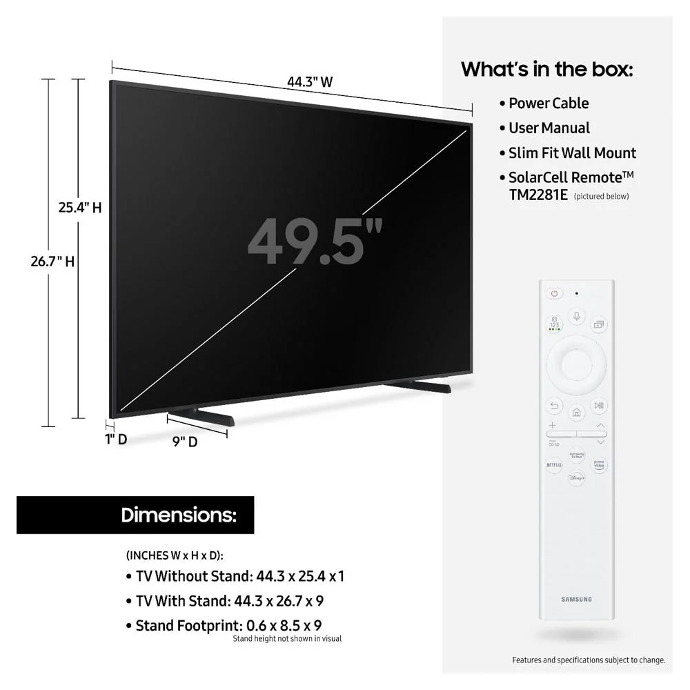 Samsung QN50LS03BA 50 inch The Frame QLED 4K UHD Quantum HDR Smart TV (2022) - Image 13