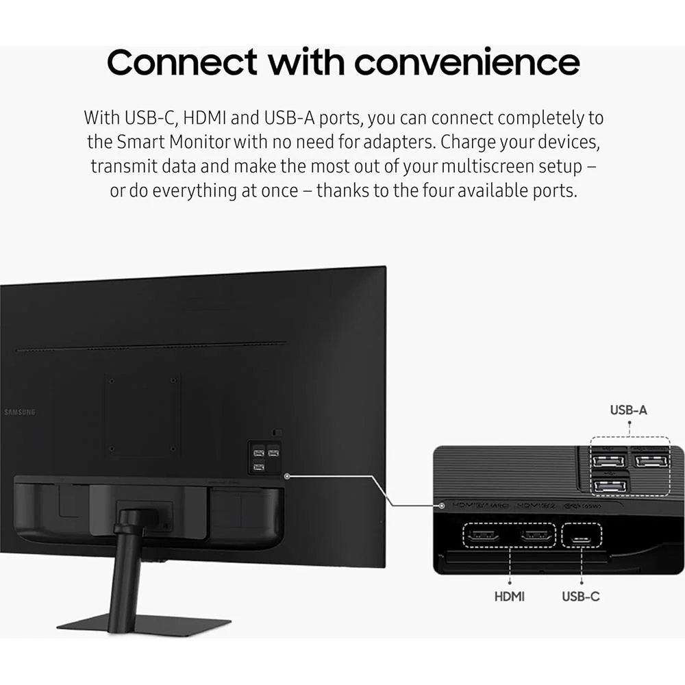 Samsung 43" Smart Monitor M7 (M70D) 4K UHD with Streaming TV, Speakers and USB-C - Image 6