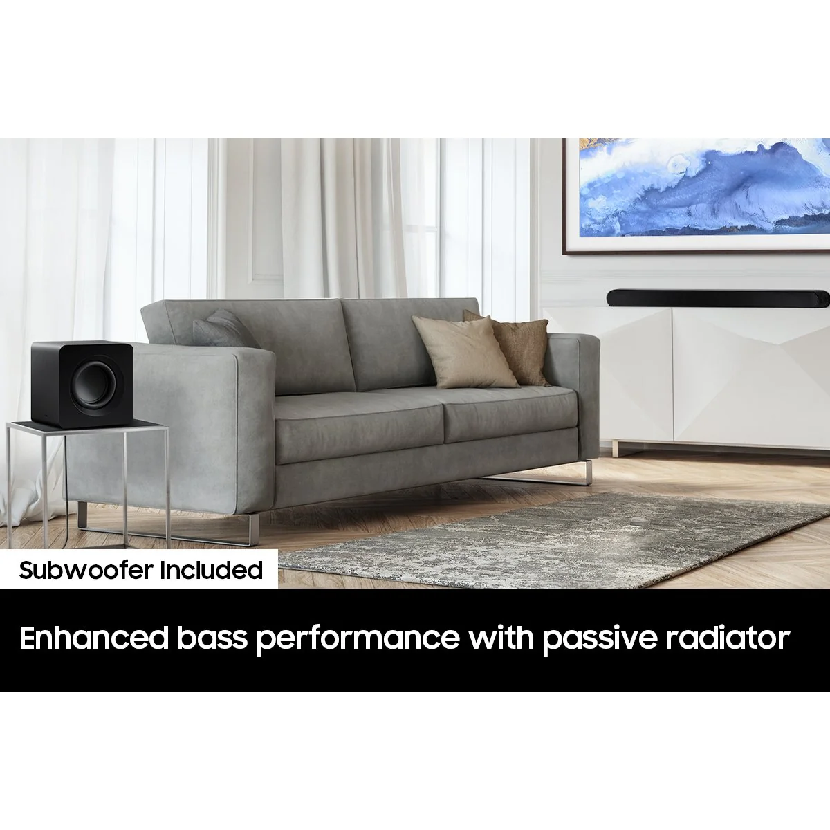 Samsung SWA-W510 Subwoofer for Soundbar (2022) with Redeemable DIRECTV Gemini Air - Image 6