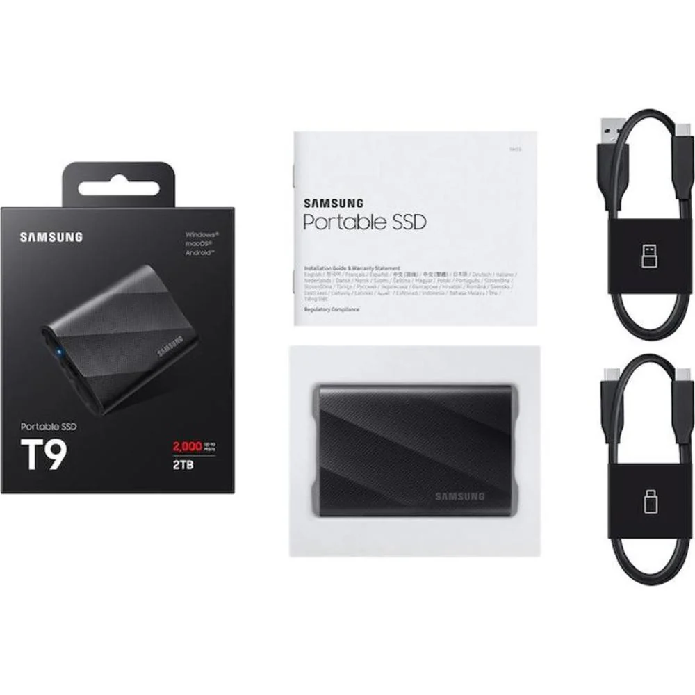 Samsung T9 2TB Portable SSD, USB 3.2 Gen 2x2, Black - OPEN BOX with 1 Year Warranty - Image 10