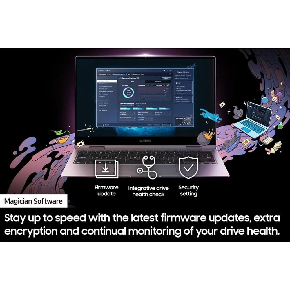 Samsung T9 2TB Portable SSD, USB 3.2 Gen 2x2, Black - OPEN BOX with 1 Year Warranty - Image 9