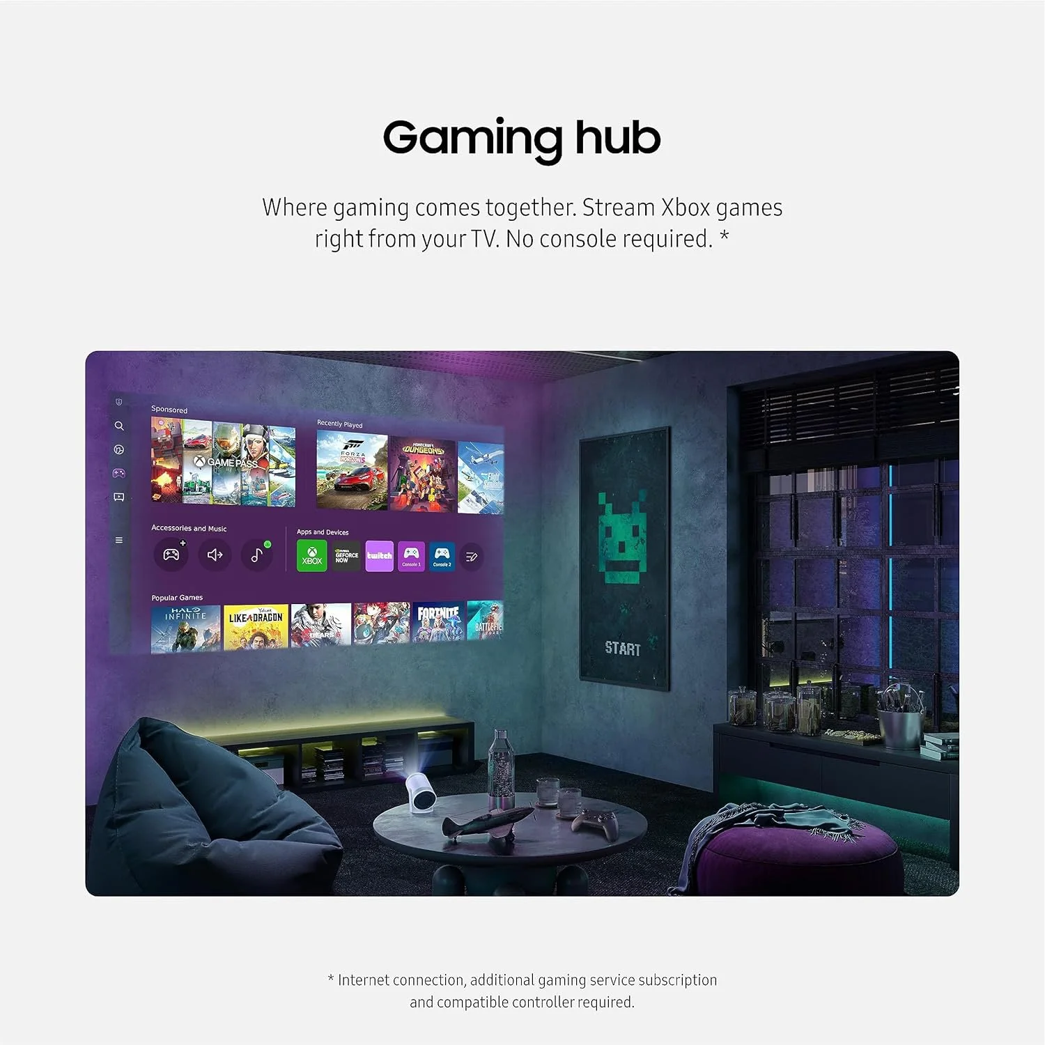 Samsung The Freestyle Projector 2nd Gen with Gaming Hub - Image 6