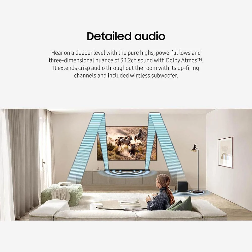 Samsung Ultra-slim 3.1.2ch Wireless Dolby ATMOS Soundbar w/ Q-Symphony HW-S800D Open Box - Image 12