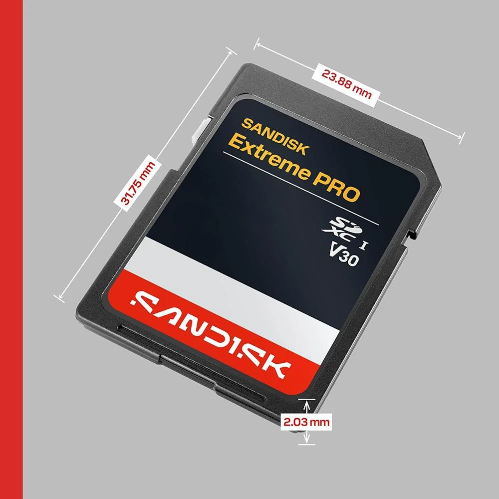 Sandisk NEW! 256GB Extreme PRO SD UHS-I V30 Memory Card, Up to 250MB/s Read (New 2026) - Image 4