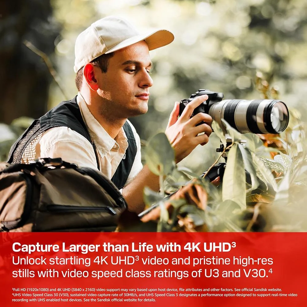 Sandisk NEW! 512GB Extreme PRO SD UHS-I V30 Memory Card, Up to 250MB/s Read (New 2026) - Image 10