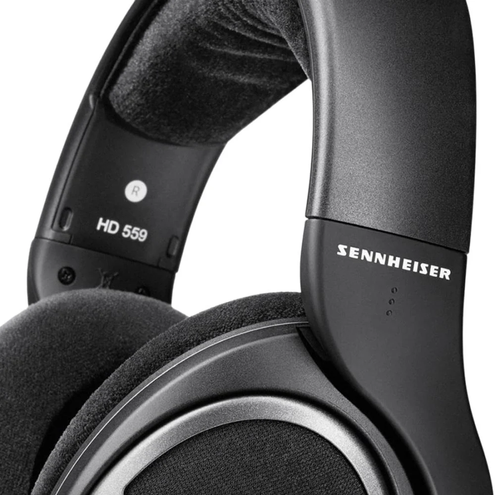 Sennheiser HD 559 Open-Back Around-Ear Headphones - Black (506828) - Open Box - Image 10