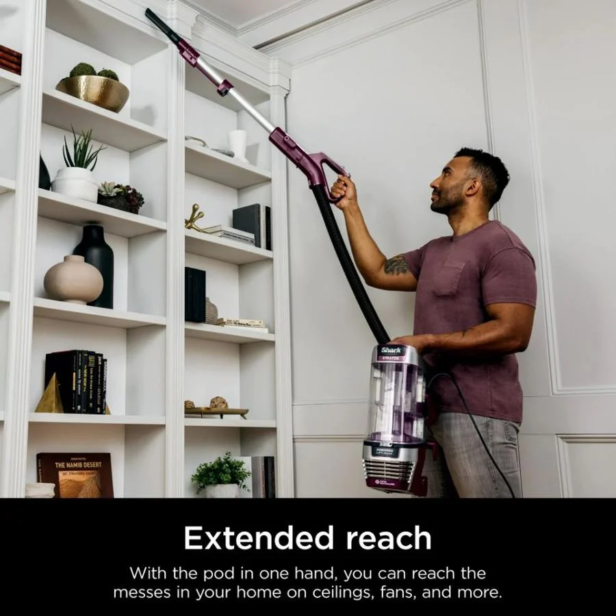 Shark Stratos AZ3000 Upright Vacuum with DuoClean PowerFins HairPro (Refurbished) - Image 3