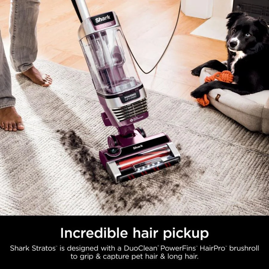 Shark Stratos AZ3000 Upright Vacuum with DuoClean PowerFins HairPro (Refurbished) - Image 9