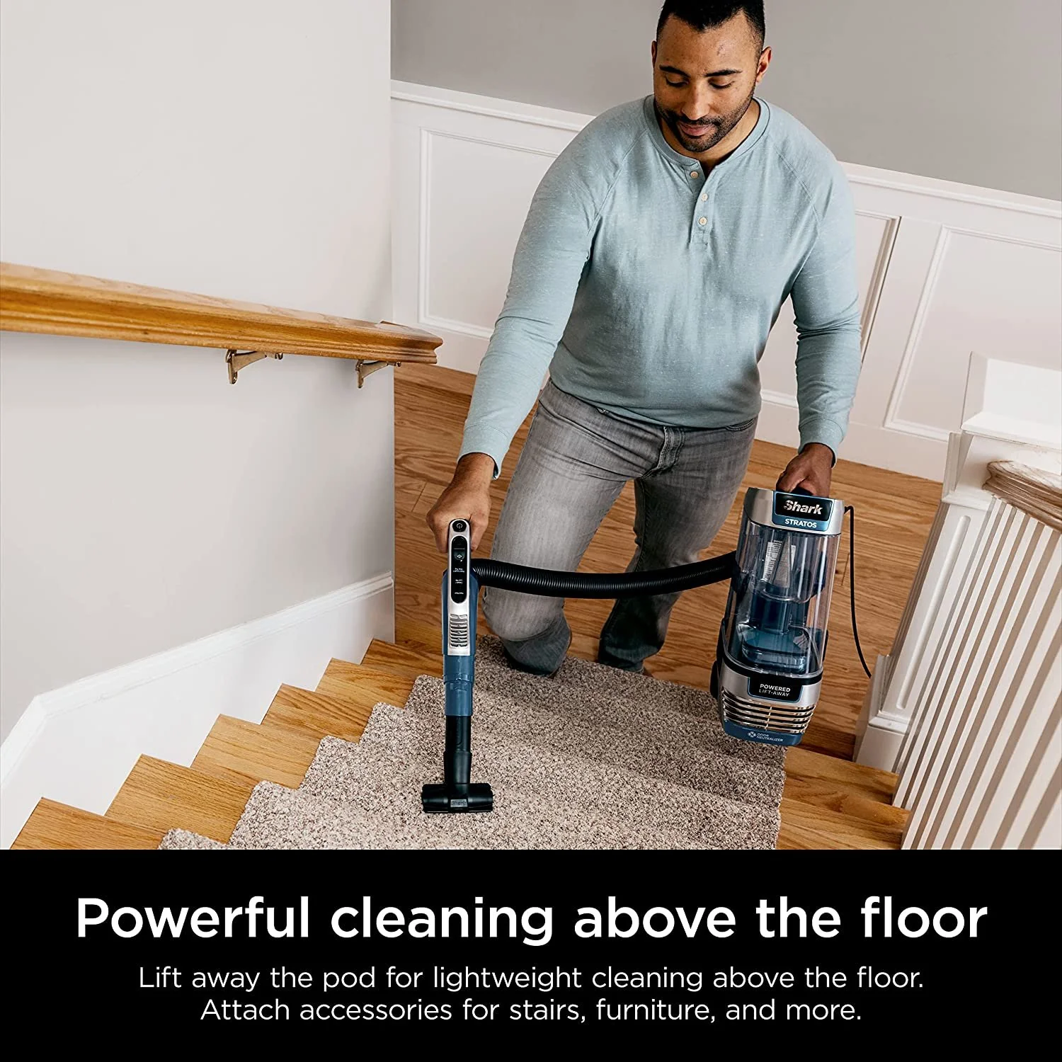 Shark Stratos AZ3002 DuoClean Vacuum w/ Self-Cleaning Brushroll (Factory Refurbished) - Image 9