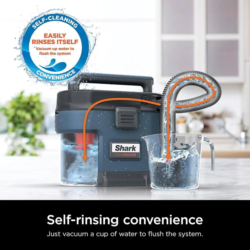 Shark MessMaster 1 Gallon Portable Wet/Dry Vacuum for Pets, Cars- Olive Green Refurb - Image 2