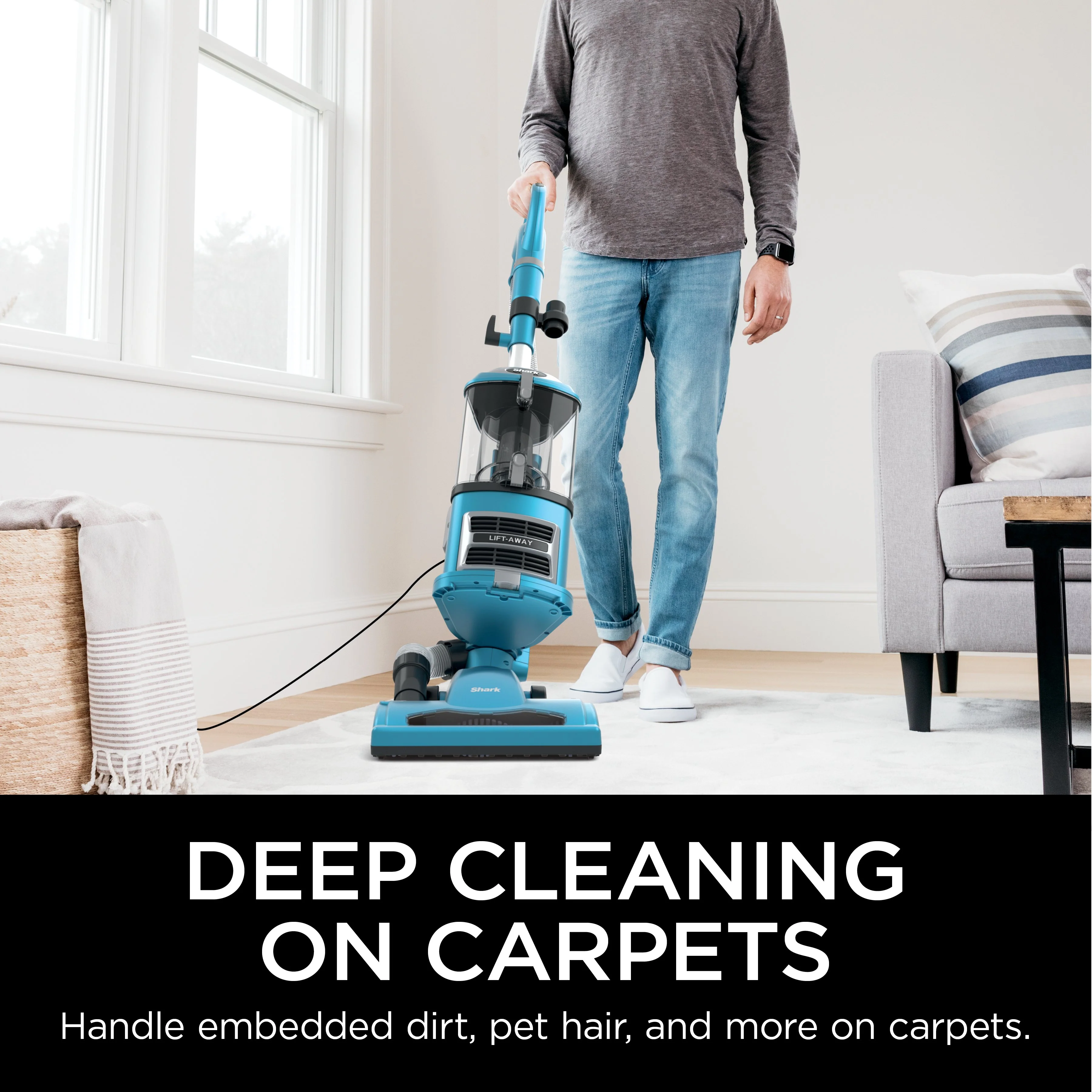 Shark Navigator Lift-Away Upright Vacuum Cleaner - NV380 (Factory Recertified) - Image 3