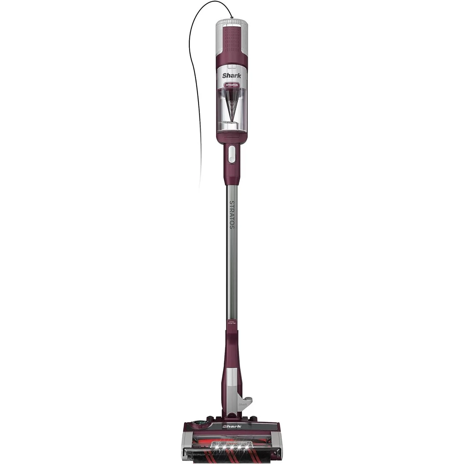 Shark Stratos HZ3000 Ultralight Corded Stick Vacuum - Red Plum (Factory Refurbished)