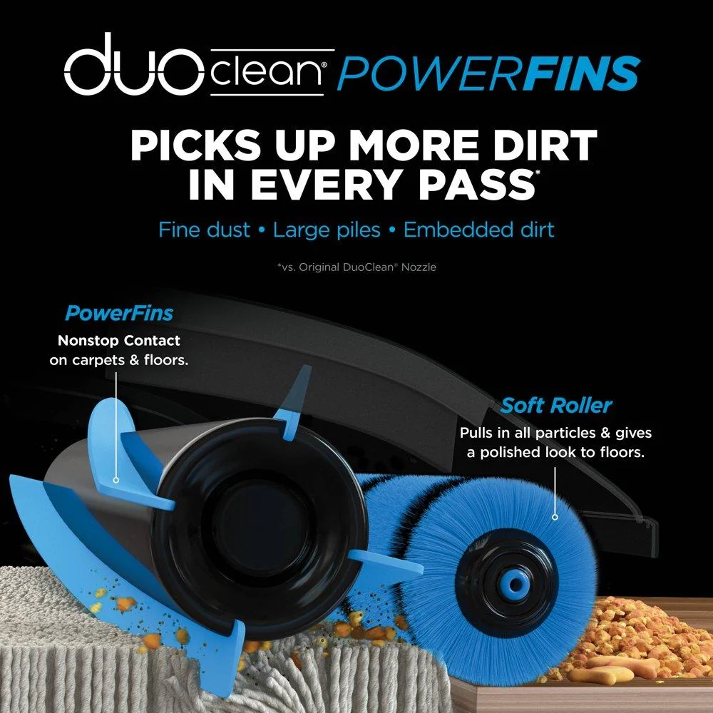 Shark Vertex Duo Clean Power Fin Upright Vacuum Powered Lift-Away (Factory Refurbished - Image 6