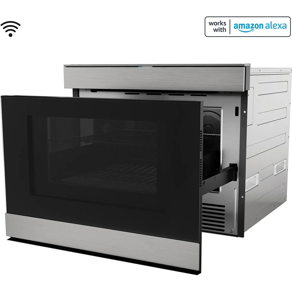 Sharp 24" Built-In Smart Convection Microwave Drawer Oven (SMD2499FS) - Open Box - Image 3