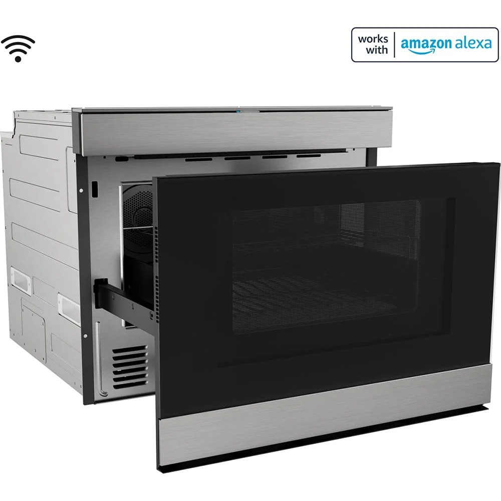 Sharp 24" Built-In Smart Convection Microwave Drawer Oven (SMD2499FS) - Open Box - Image 5