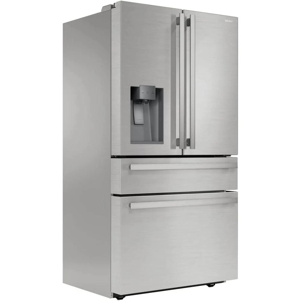 Sharp French 4-Door Counter-Depth Refrigerator w/ Water Dispenser + 3 Year Warranty - Image 4