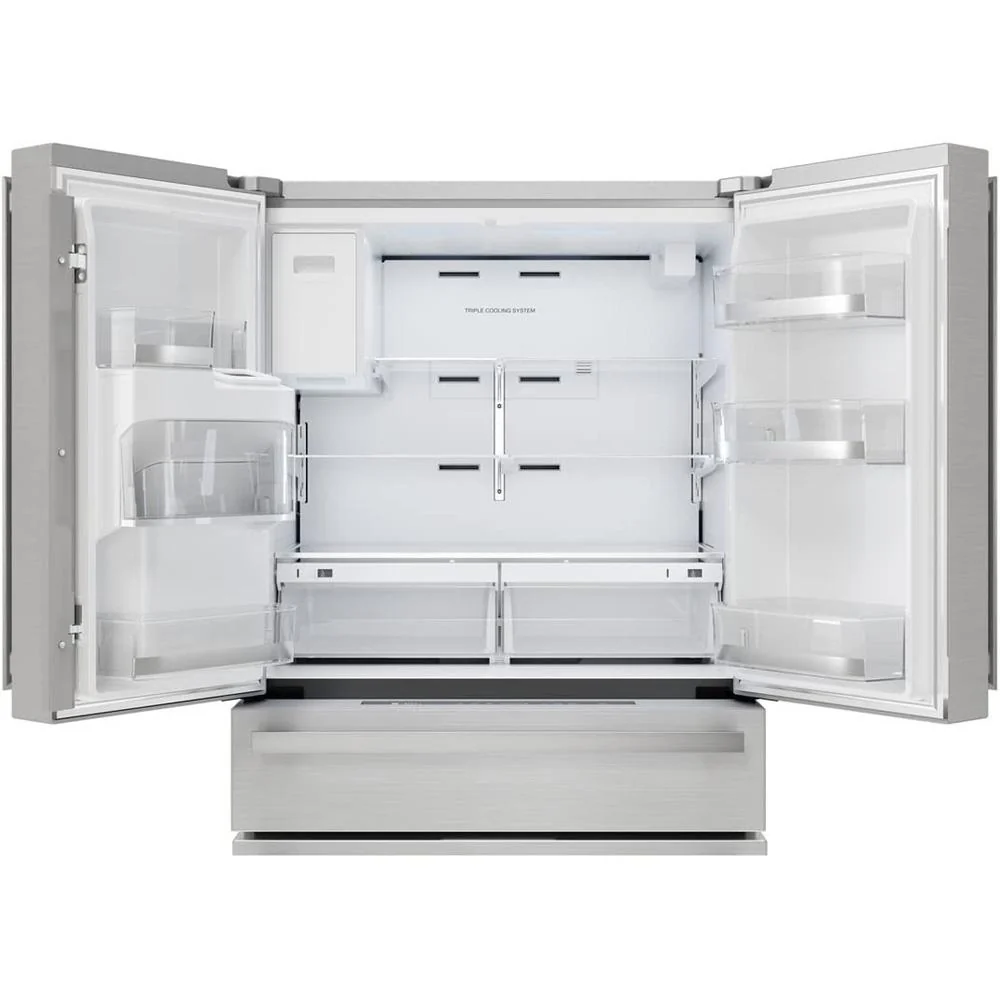 Sharp French 4-Door Counter-Depth Refrigerator w/ Water Dispenser + 3 Year Warranty - Image 5