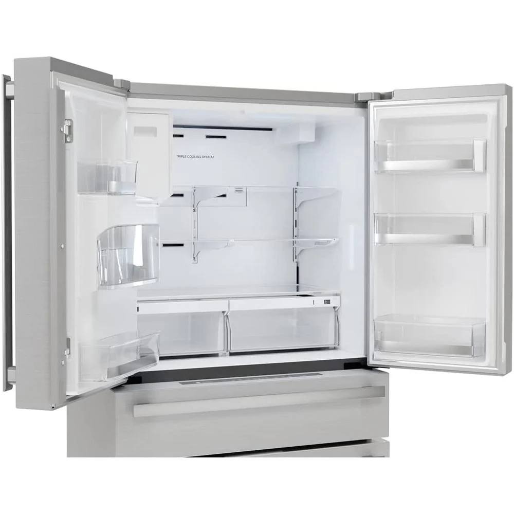 Sharp French 4-Door Counter-Depth Refrigerator w/ Water Dispenser + 3 Year Warranty - Image 6