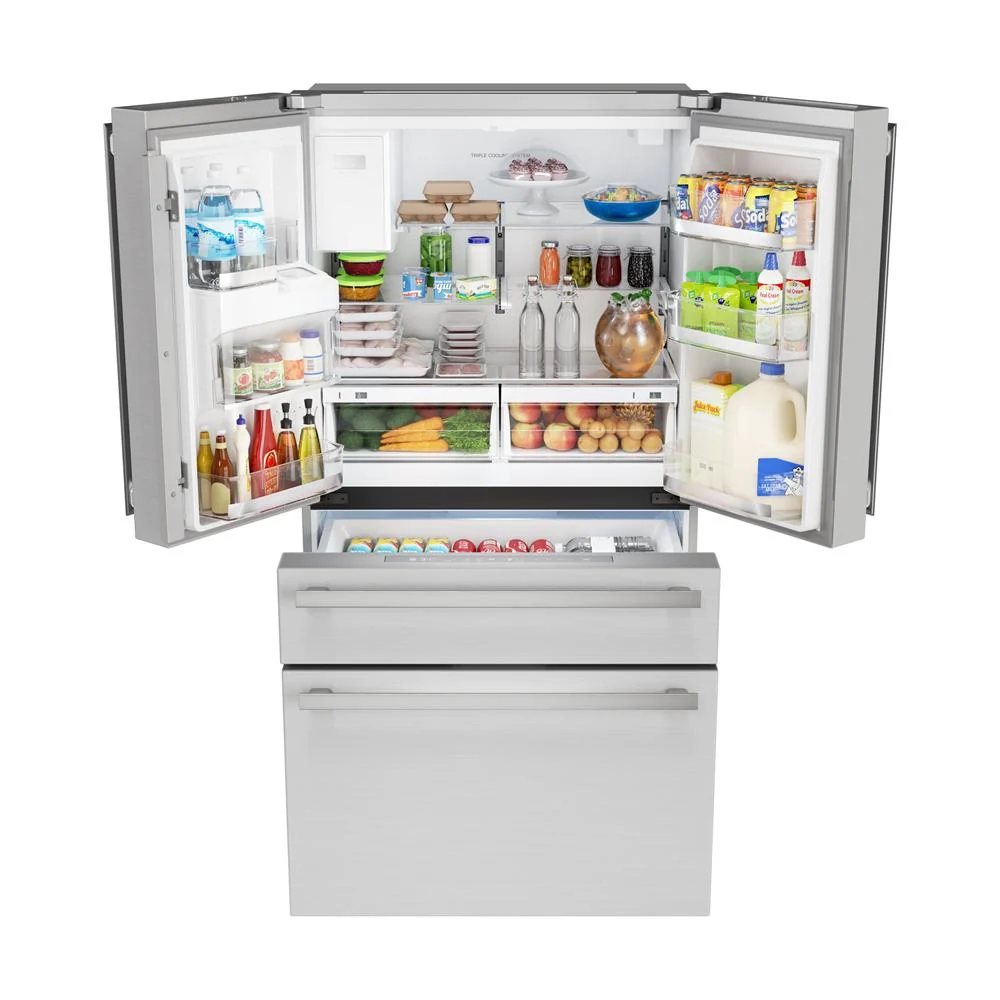 Sharp French 4-Door Counter-Depth Refrigerator w/ Water Dispenser + 3 Year Warranty - Image 8