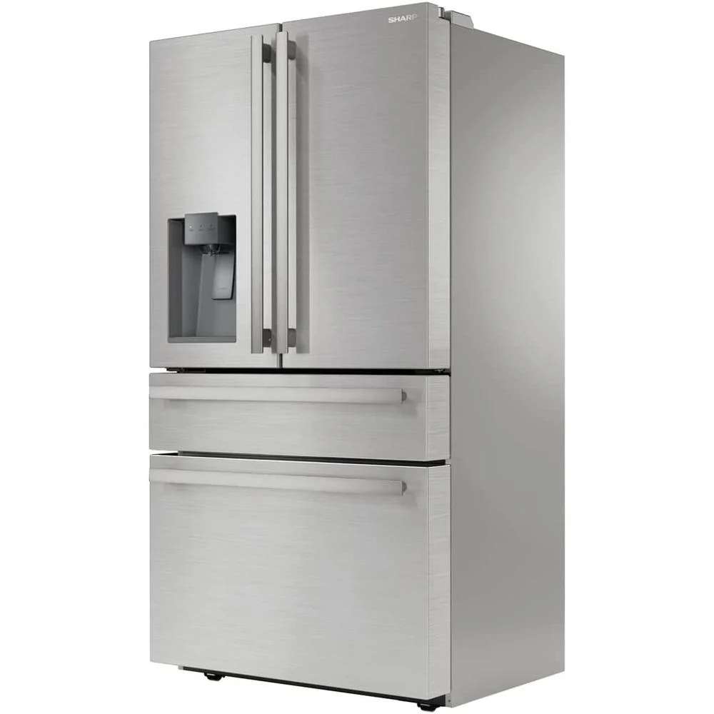 Sharp French 4-Door Counter-Depth Refrigerator with Water Dispenser (SJG2254FS) - Image 6
