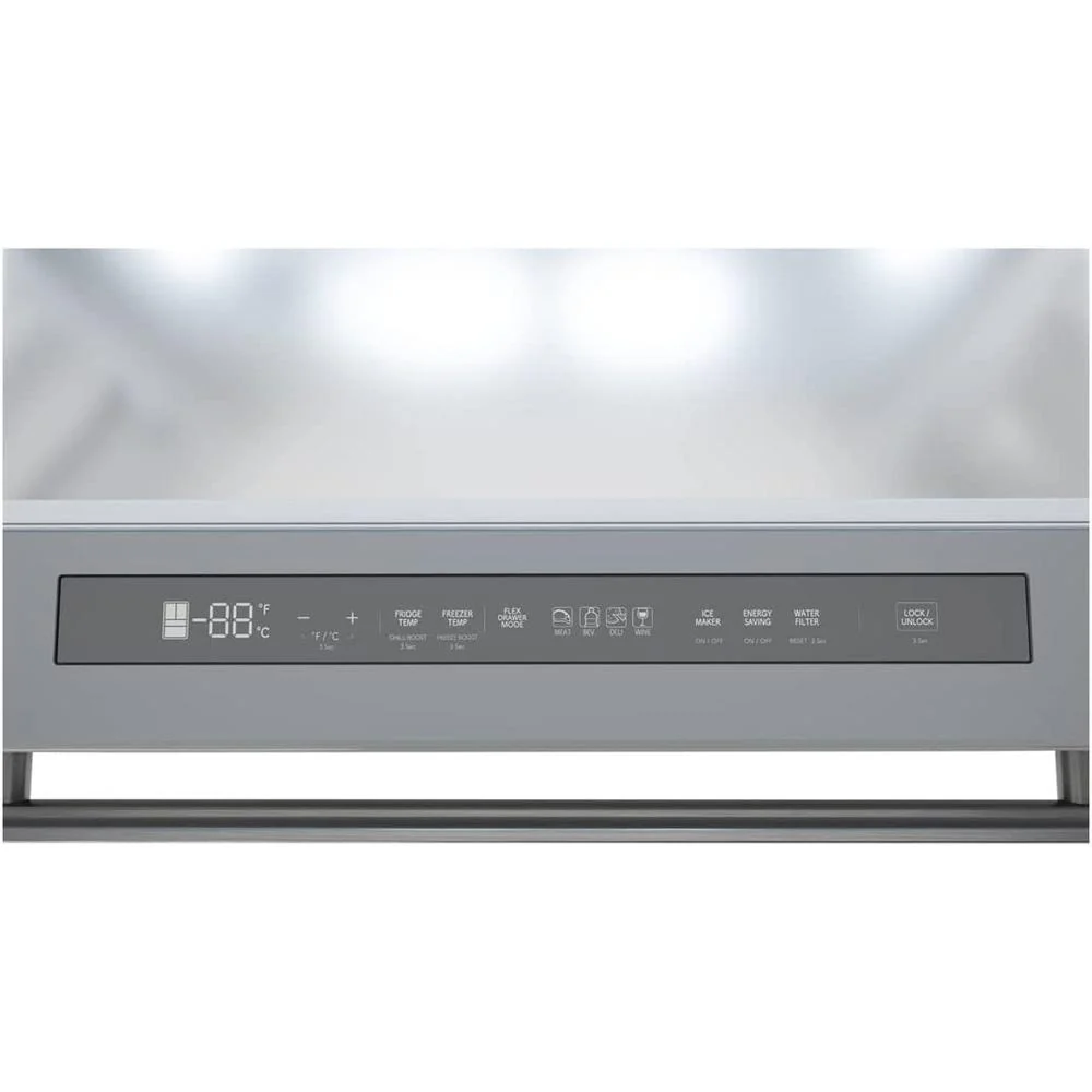 Sharp French 4-Door Counter-Depth Refrigerator with Water Dispenser (SJG2254FS) - Image 9