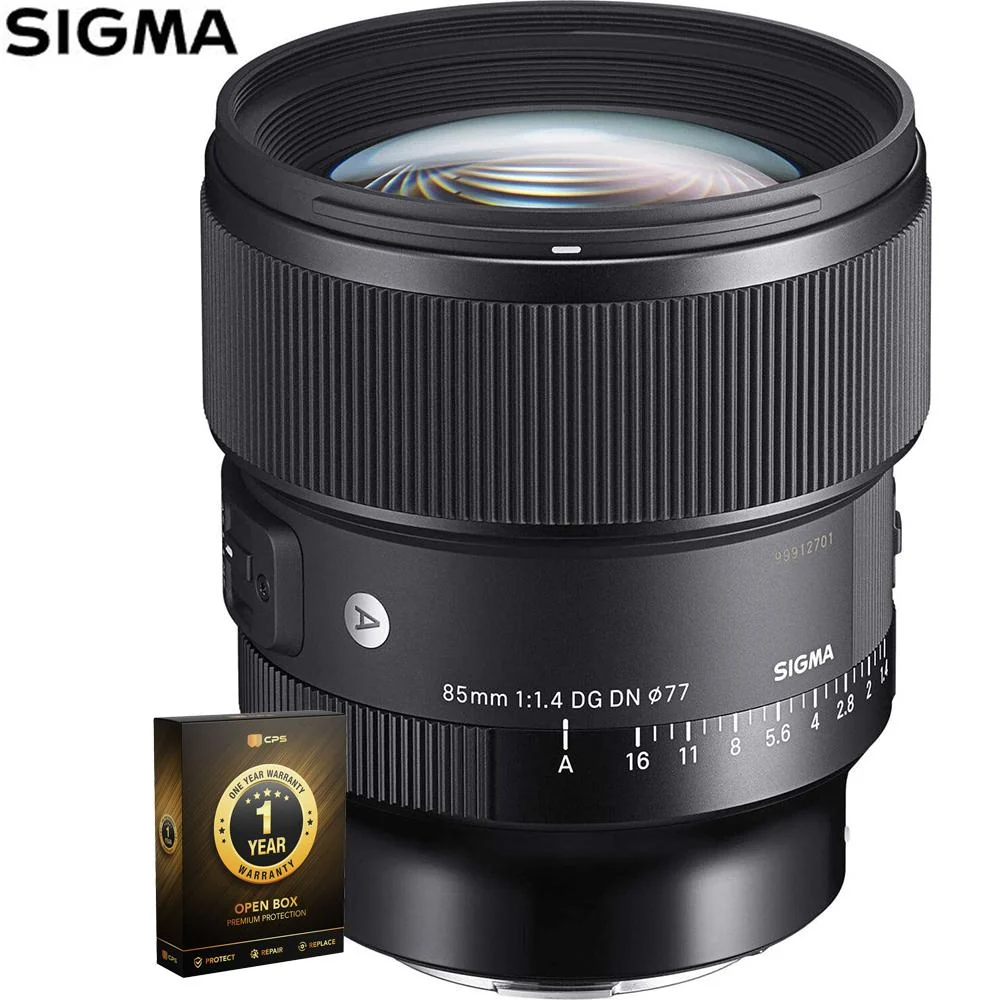 Sigma 85mm F1.4 DG DN Art Lens Sony E-Mount Cameras Open Box + 1 Year Warranty