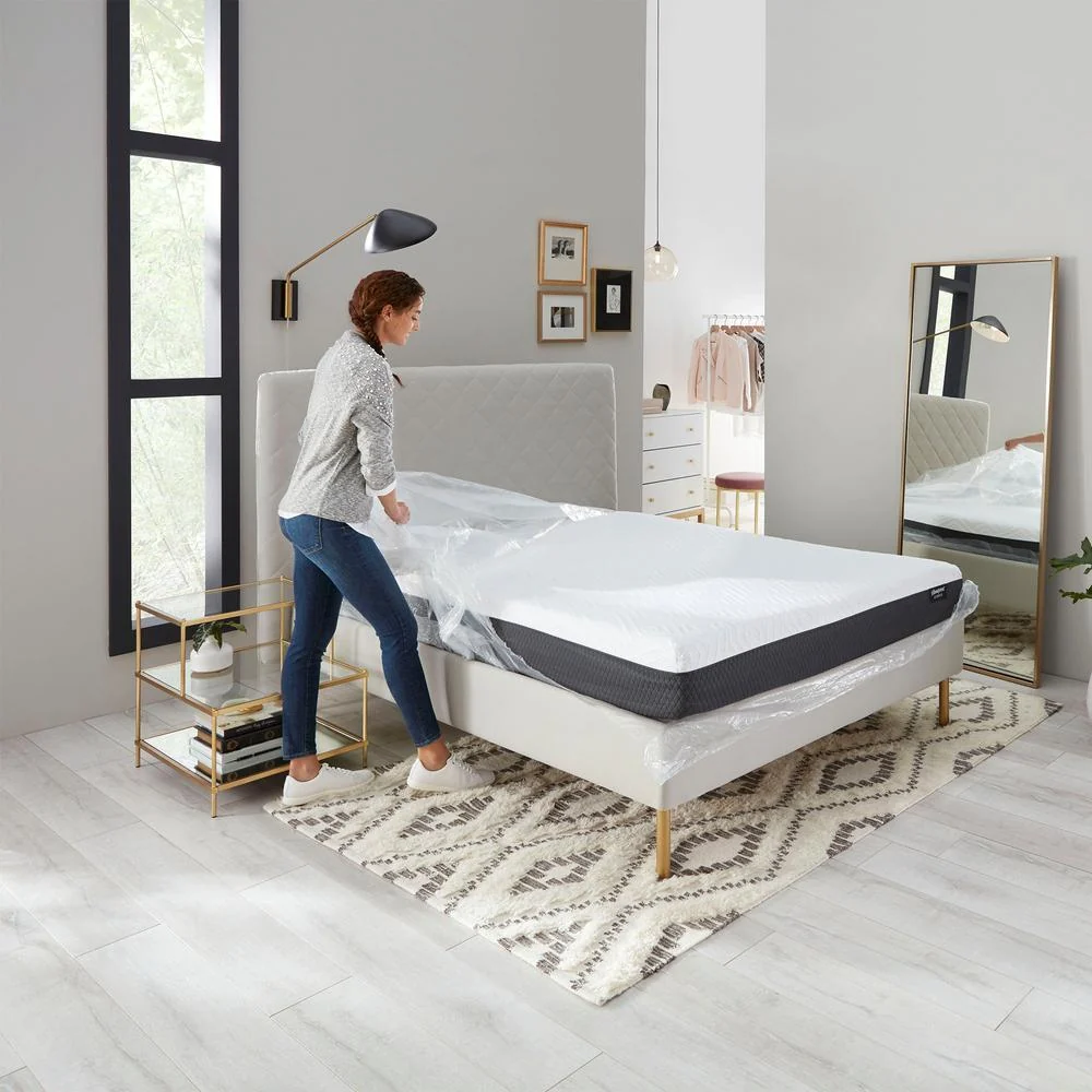 Simmons Beautyrest BRX-800 King 10" Hybrid Coil and Memory Foam Mattress-in-Box - Image 18