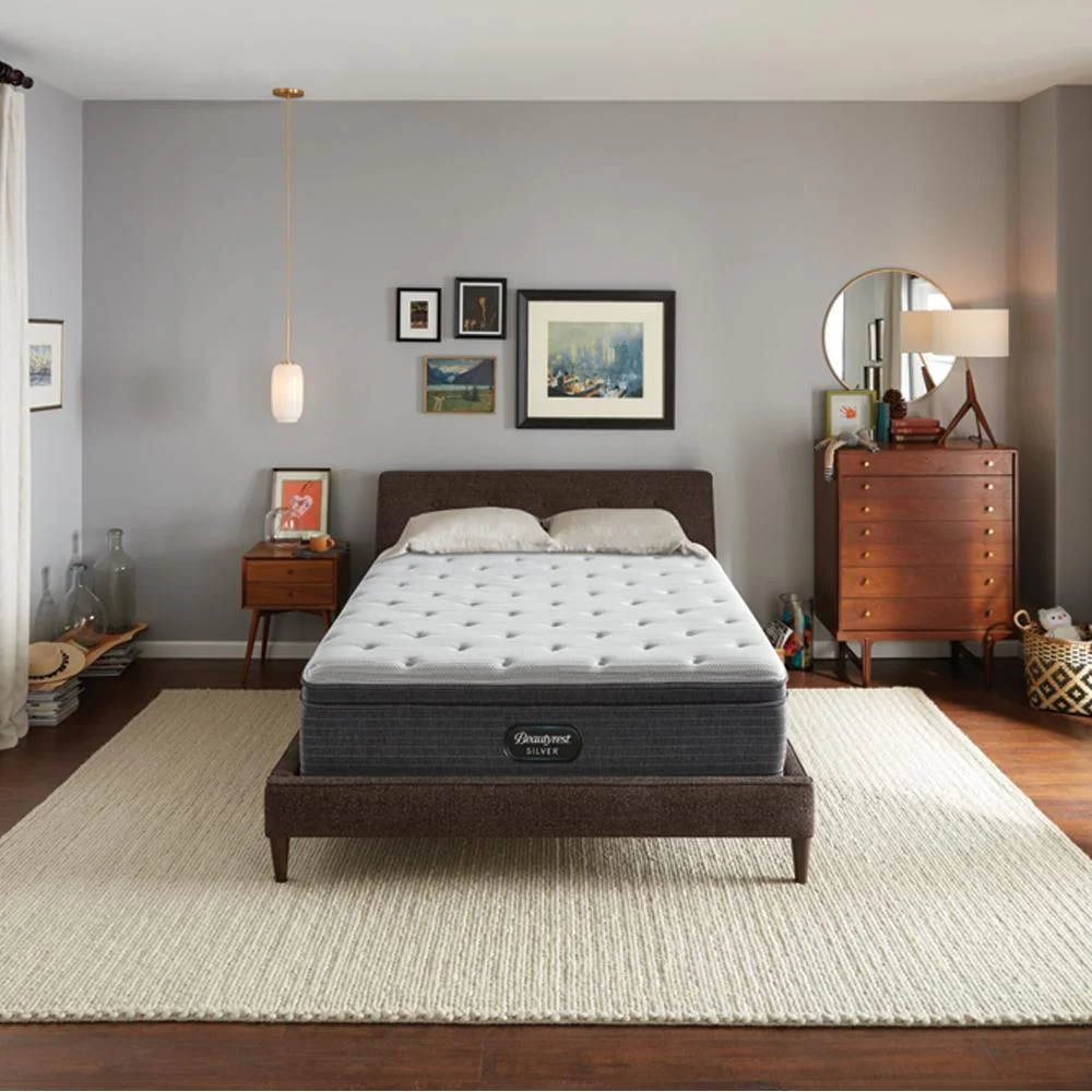 Simmons Beautyrest Silver Medium Euro Top Hybrid Twin Mattress - 700810105-1010 - Image 3