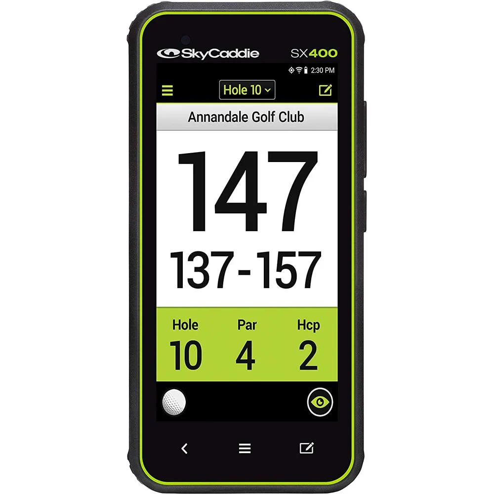 SkyCaddie Handheld Golf GPS with 4" Touch Display Black + 2 Year Warranty - Image 8