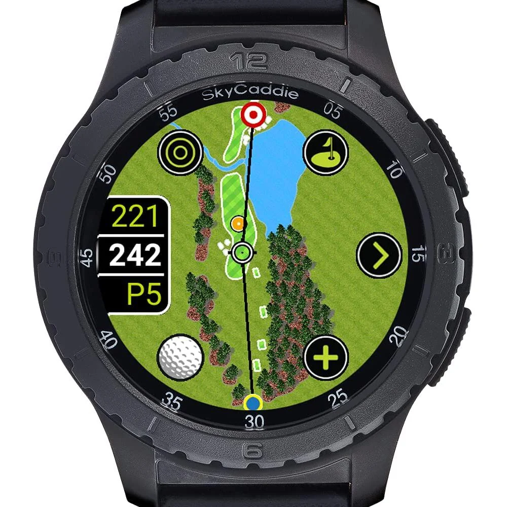 SkyCaddie LX5 GPS Golf Watch with Touchscreen Display and HD Color - Black - Image 4