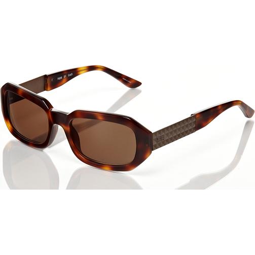 Sonia Rykiel Sunglasses Diamond Cut Design Frame with Brown Lens - Image 2