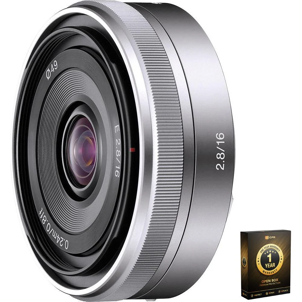 Sony 16mm f/2.8 Wide-Angle Lens for NEX Cameras (OPEN BOX) with CPS 1 Year Warranty - Image 2