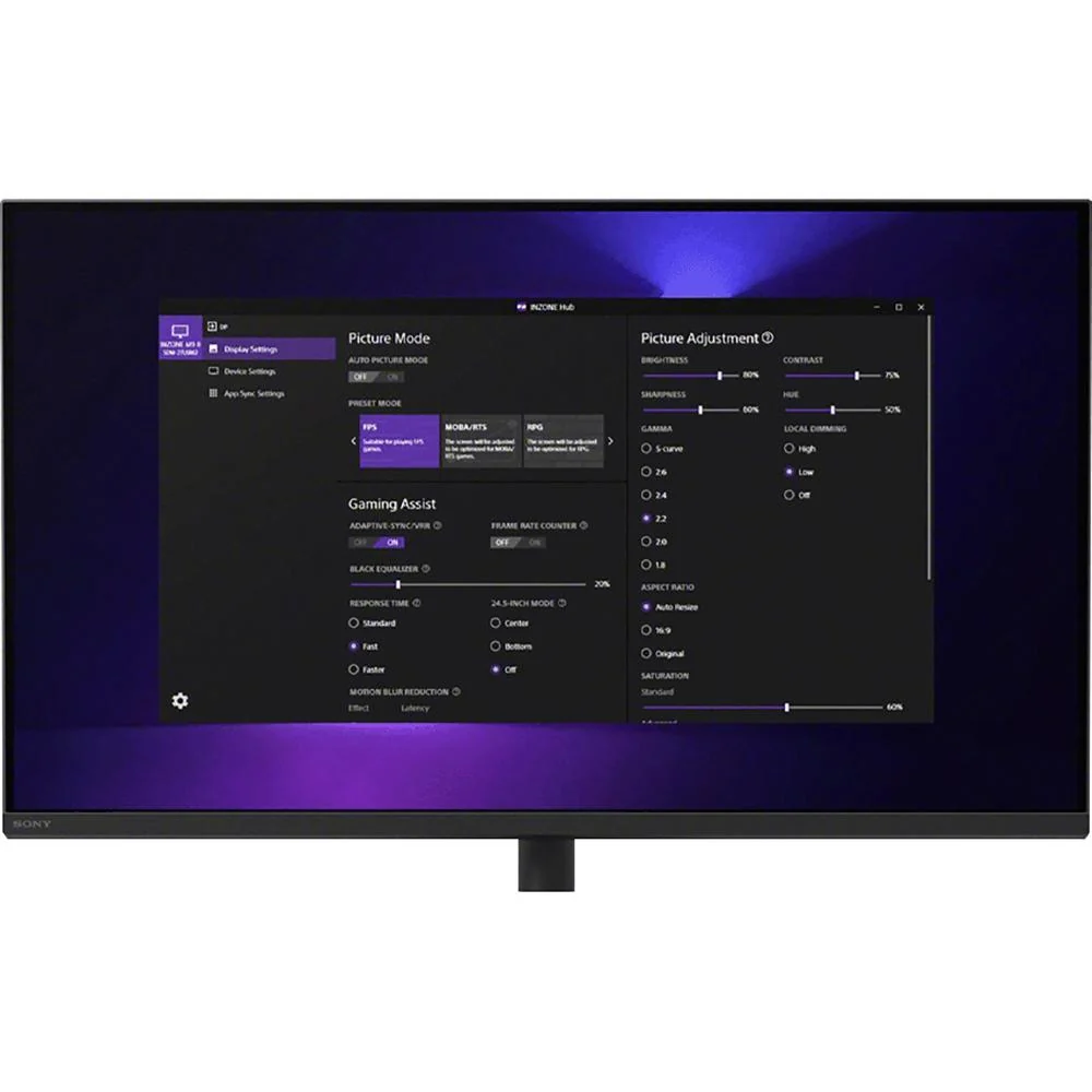 Sony 27" INZONE M9 II 4K HDR 160Hz Full Array LED Gaming Monitor (SDM27U9M2B) - Image 6
