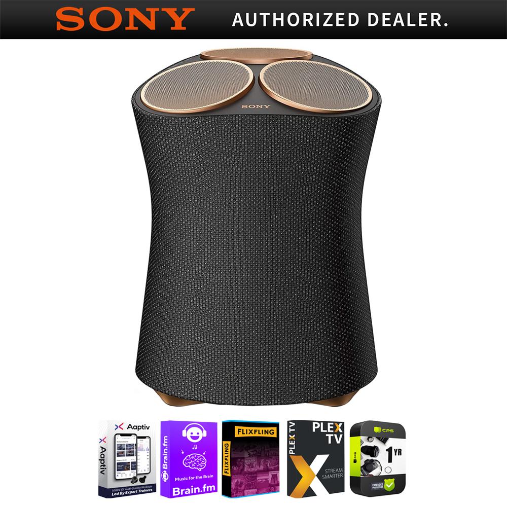 Sony 360 Reality Audio Premium Wireless BT Speaker with Extended Warranty Bundle